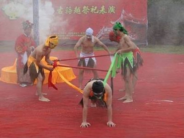 广西南宁三江口酬神祭祖 广西南宁三江口酬神祭祖