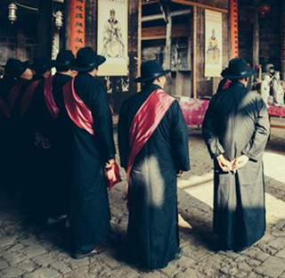 古香古色文堂村 祠堂里的一场祭祖仪式