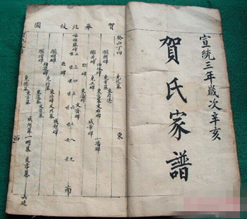 河北广宗发现明代《贺氏家谱》手抄孤本 距今425年 河北广宗发现明代《贺氏家谱》手抄孤本 距今425年